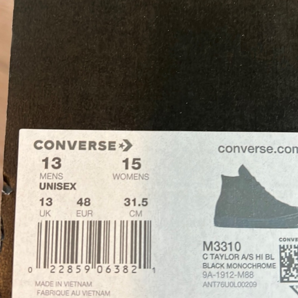 Converse Chuck Tailors Black Monochrome - Picture 7 of 7